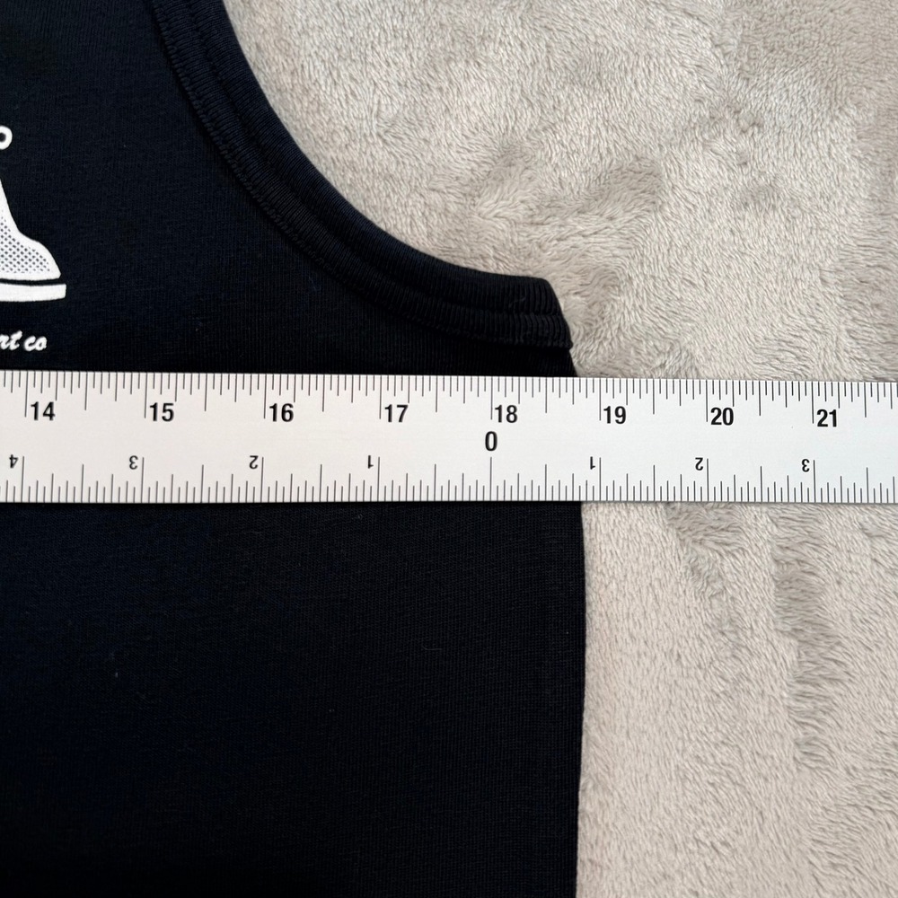 Quiksilver Mens Tank Top Black Graphic Surf Logo Small - Picture 4 of 9